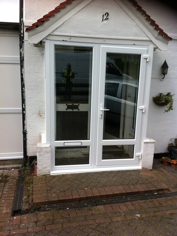 uPVC French doors fitted as front entrance in Friern Barnet